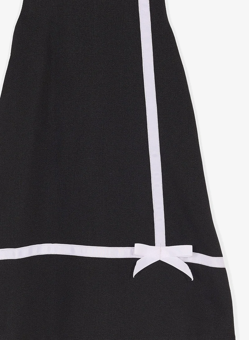 Little Golden Apple Little A Line With Ribbon Dress